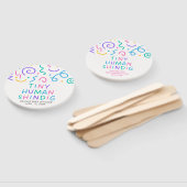 Tiny Human Shindig Baby Shower Handwaaier (Niet-gemonteerd)