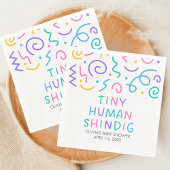 Tiny Human Shindig Baby Shower Servet
