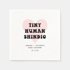 Tiny Human Shindig Moderne Baby Shower Servet