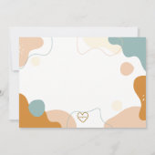 Tiny Human Shindig Non-Binary Shower Kaart (Achterkant)