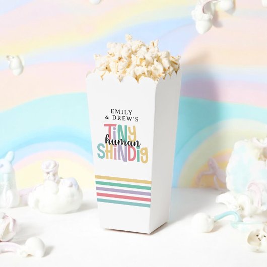 Tiny Human Shindig Schattigee regenboogkleuren Bedankdoosjes