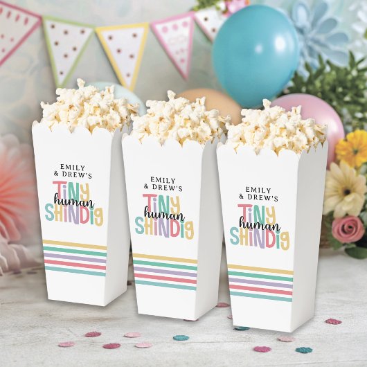 Tiny Human Shindig Schattigee regenboogkleuren Bedankdoosjes