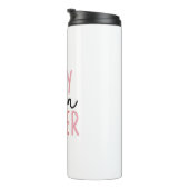 Tiny Human Tamer, Cadeau voor leraar, kinderverzor Thermosbeker (Geroteerd rechts)