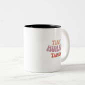 Tiny Human Tamer - Coffee Mug Tweekleurige Koffiemok (Voorkant rechts)