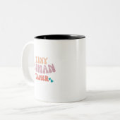 Tiny Human Tamer - Coffee Mug Tweekleurige Koffiemok (Voorkant links)