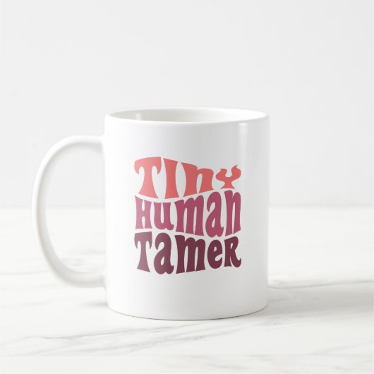 Tiny Human Tamer Daycare Child Care Worker Gift Koffiemok (Links)