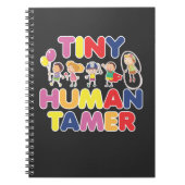 Tiny Human Tamer Daycare Provider Babysitter Notitieboek (Voorkant)