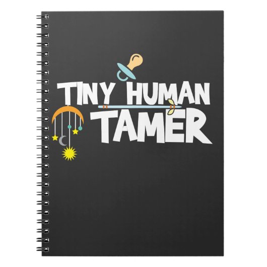 Tiny Human Tamer - Funny Daycare Teacher of Mam Notitieboek (Voorkant)