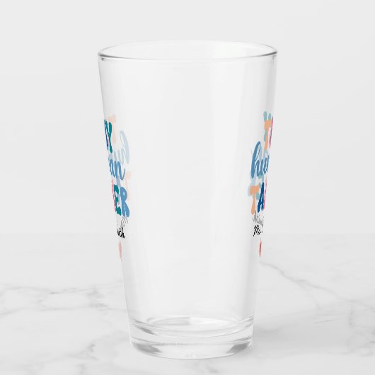 Tiny Human Tamer | Naam aangepaste leraar Glas (Links)