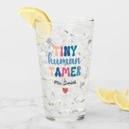 Tiny Human Tamer | Naam aangepaste leraar Glas