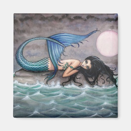 Tiny Island Mermaid Magnet (Voorkant)