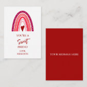 Tiny Je Bent Een Lieve Vriend Valentijnskaarten Notitiekaartje (Voorkant / Achterkant)