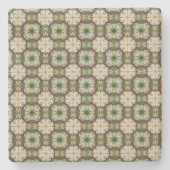 Tiny kerst Bells Patroon Stenen Onderzetter (Voorkant)