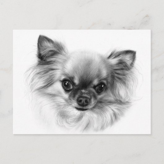Tiny King - Met de hand geschilderd portret van ee Briefkaart (Voorkant)