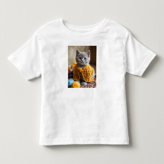Tiny Kitten, Grote Persoonlijkheid T-shirt (Voorkant)