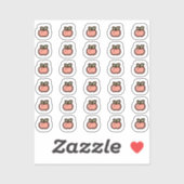 Tiny latte apple planner sticker (Vel)