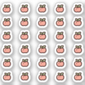 Tiny latte apple planner sticker (Voorkant)