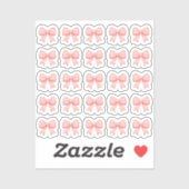 Tiny latte blow bows planner sticker (Vel)