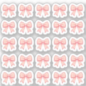 Tiny latte blow bows planner sticker (Voorkant)