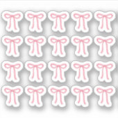 Tiny latte bows planner sticker (Voorkant)