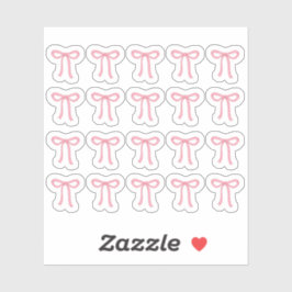 Tiny latte bows planner sticker