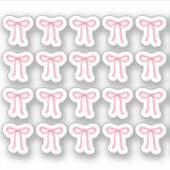 Tiny latte bows planner sticker (Voorkant)