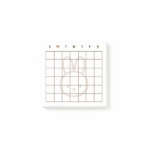 Tiny latte bunny kalender Post-it Notities