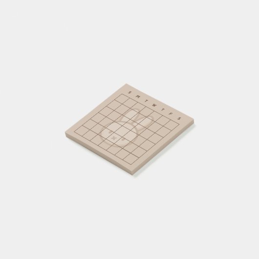 Tiny latte bunny kalender Post-it Notities Post-it® Notes (Schuin)