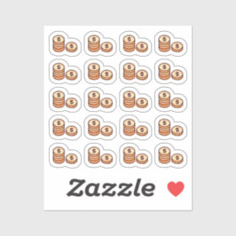 Tiny latte coins planner sticker