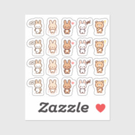 Tiny latte emotion alanimals planner sticker