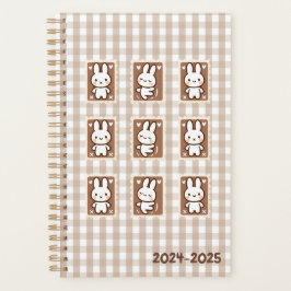 Tiny latte gingham planner