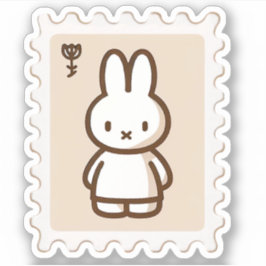 Tiny latte Stamp alleen Sticker