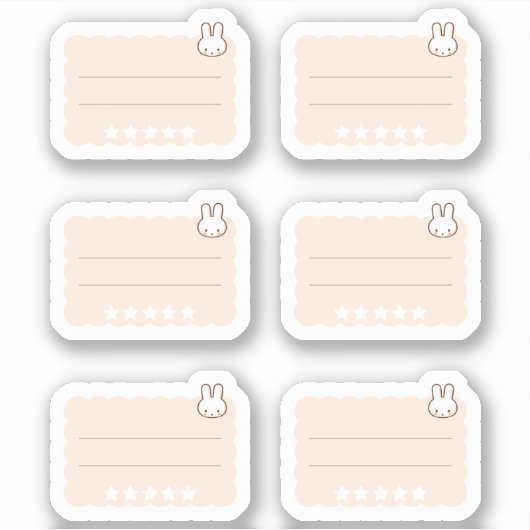Tiny latte star ranking planner sticker (Voorkant)