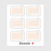 Tiny latte star ranking planner sticker (Vel)