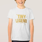 TINY LEGEND – Bold & Bright Tri-Blend Shirt (Voorkant)