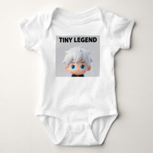 Tiny Legend Wit Haar Chibi Jongen Baby Body Romper