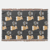 Tiny legs big back end | Corgi dog lover Deken (Voorkant)