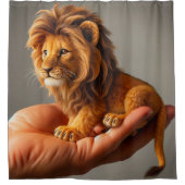 Tiny Lion Douchegordijn (Voorkant)