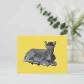 Tiny Little Grey Donkey Foal Briefkaart (Staand voorkant)