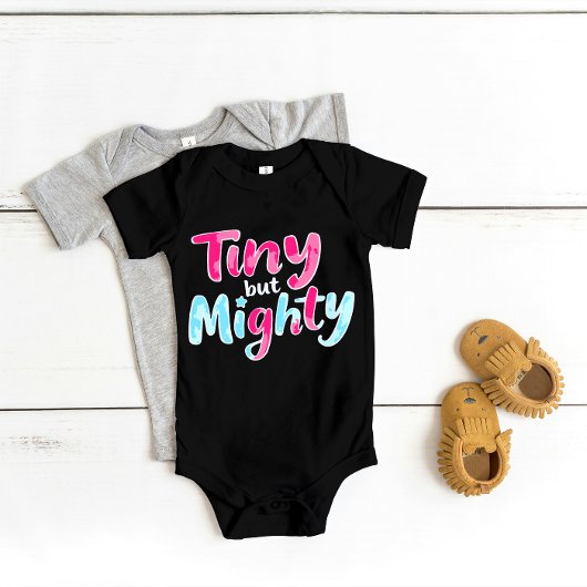 "Tiny maar Mighty" Schattige Brave Romper