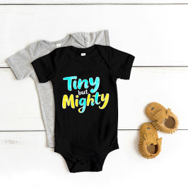 "Tiny maar Mighty" Schattige Brave Romper
