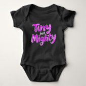 "Tiny maar Mighty" Schattige Brave Romper (Voorkant)