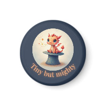 Tiny maar Mighty - Schattigee Dragon Magnet