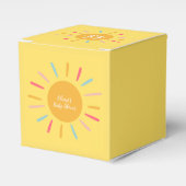 Tiny Miracle, Sunshine Baby shower Bedankdoosjes (Voorkant Zijde)
