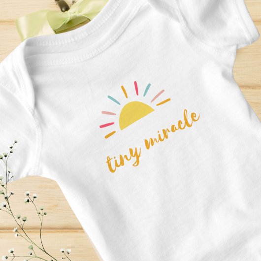 Tiny Miracle Sunshine geel Romper