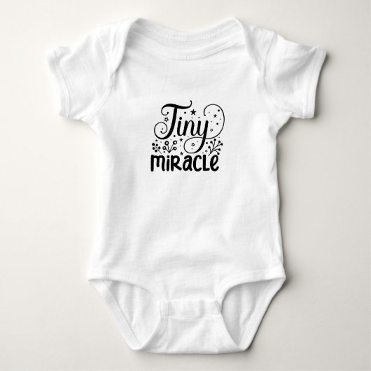 Tiny mirakel citeerde witte bodysuit (Voorkant)