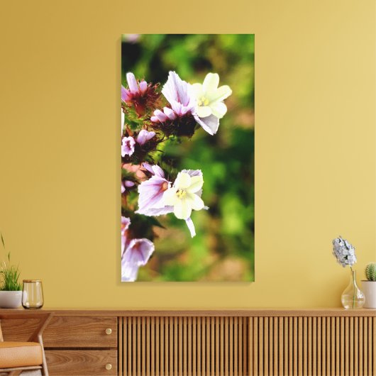 tiny multi colour flower spring flora collection canvas afdruk (Insitu (Woonkamer))
