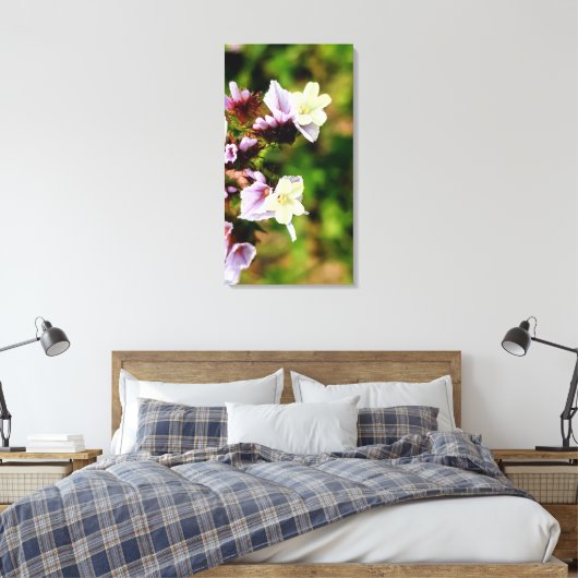 tiny multi colour flower spring flora collection canvas afdruk (Insitu (Slaapkamer))