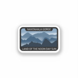 (Tiny) Nantahala Gorge, Land van de middagzon Sticker
