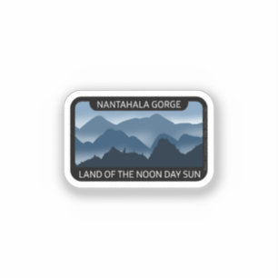 (Tiny) Nantahala Gorge, Land van de middagzon Sticker